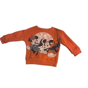 Disney Orange Kids Halloween sweatshirt 3t